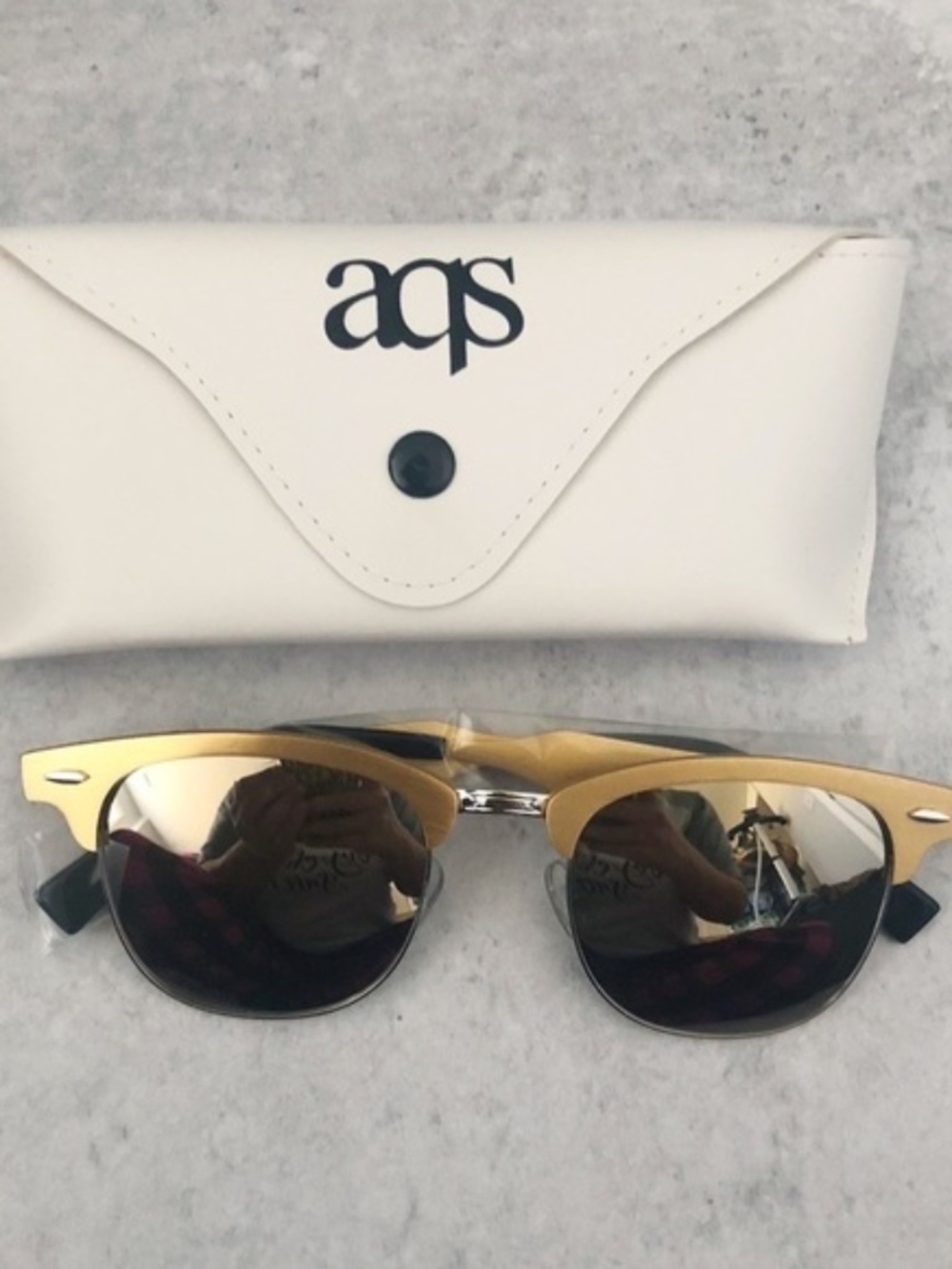 AQS Aqua Swiss Gold Sunglasses